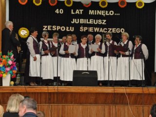 Jubileusz 40. lecia zespołu śpiewaczego z Bidaczowa Starego